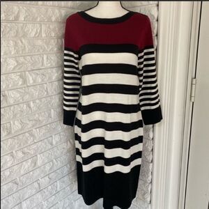 Striped Sweater Dress